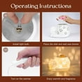 thumbnail image 4 of Cat Wax Melt Warmer: Wax Melter for Scented Wax Cute Electric Wax Burner with 2 Replacement Light Bulbs Fragrance Candle Warmer Home Decor Birthday Gift for Women, 4 of 5