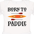 thumbnail image 4 of Inktastic Kayaking Born to Paddle Kayak Boys or Girls Long Sleeve Baby Bodysuit, 4 of 5
