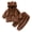 Brown, variant on GYRATEDREAM Toddler Boy Girl 2 Piece Fuzzy Fleece Sweatsuit Set Kids Bear Ear Hoodie Sweatsuits with Fleece Sweatpants Fall Winter Clothing Set