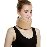 Orthomen Neck Brace by Cervical Collar - Adjustable Soft Support Collar Can Be Used During Sleep - Wraps Aligns and Stabilizes Vertebrae, Relieves Pain and Pressure in Spine(M)
