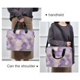 thumbnail image 6 of FORMRS 16" Laptop Bag Carrying Sleeve Case with Handle Travel Shoulder Briefcase, Pastel Purple Marble Pattern, 6 of 8