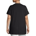 thumbnail image 5 of Just My Size Women's Plus Size Short Sleeve Flowy V-Neck T-Shirt, 5 of 6