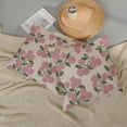 thumbnail image 5 of Preppy Pink Spring Pillow Covers 18x18 Inch 2 Pcs Green Hydrangea Flower Decor Throw Pillows Vintage Floral Seasonal Summer Outdoor Decoration Pillowcase Linen Cushion Cover for Couch Sofa, 5 of 6
