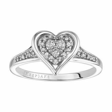 Paloma 1/6 Carat T.W. Diamond Sterling Silver Promise Ring