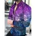 thumbnail image 1 of Camisas con gráficos tridimensionales, camisas de moda para hombre, camisas hawaianas de manga larga, blusas de playa cubanas, ropa para hombre, camisas masculinas, 1 of 6