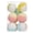 A, variant on mdesiwst Cat Toy Colorful Macaron Color Soft Cotton Velvet Plush Ball Safe Biting Scratching Silent Easy to Clean Cat Ball Toys