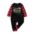 thumbnail image 2 of Matching Family Christmas Pajamas, We Are Family Christmas 2026 Raglan Top And Plaid Pants, Soft Loungewear for Christmas Eve, Cozy Sleepwear for Xmas Morning, Matching Pjs for Photos, 2 of 5