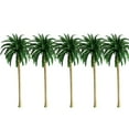 thumbnail image 1 of 5/10/15/20Pcs HO Scale Micro Landscape Train Railroad Architecture Landscape Plastic Coconut Tree Palm Tree Artificial Rainforest Transfiguration 16CM-5PCS, 1 of 1