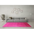 thumbnail image 3 of Ahgly Company Indoor Round Oriental Pink Industrial Area Rugs, 8' Round, 3 of 4