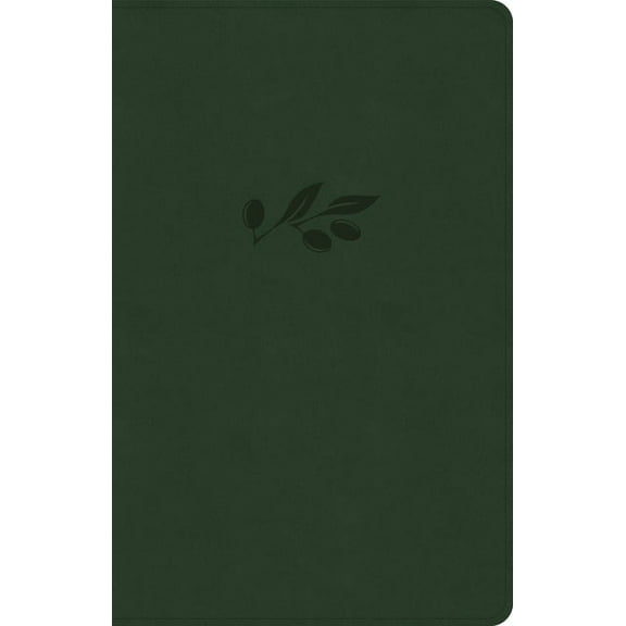 NASB Large Print Thinline Bible, Olive Leathertouch, (Hardcover)