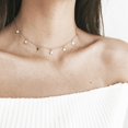 thumbnail image 3 of Tshsdpx Star Pendant Choker Necklace Jewelry for Women, Alloy Clavicle Chain for Dating, 3 of 7