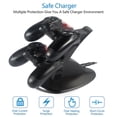 thumbnail image 3 of Estación de acoplamiento con cargador USB doble para Playstation 4, PS4, PS4 Pro y PS4 Slim Controller, 3 of 5