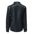 thumbnail image 5 of TIMIFIS Tuques pour Femmes Femmes Blouse Classique Unie Ajustée Boutons Col à Revers Manches Longues Tuniques Hauts -, 5 of 5