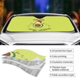 thumbnail image 4 of Kdxio Avocado Merry Christmas Print Front Windshield Sun Shade,Folding Auto Sunshade for Car Truck SUV-Small, 4 of 7