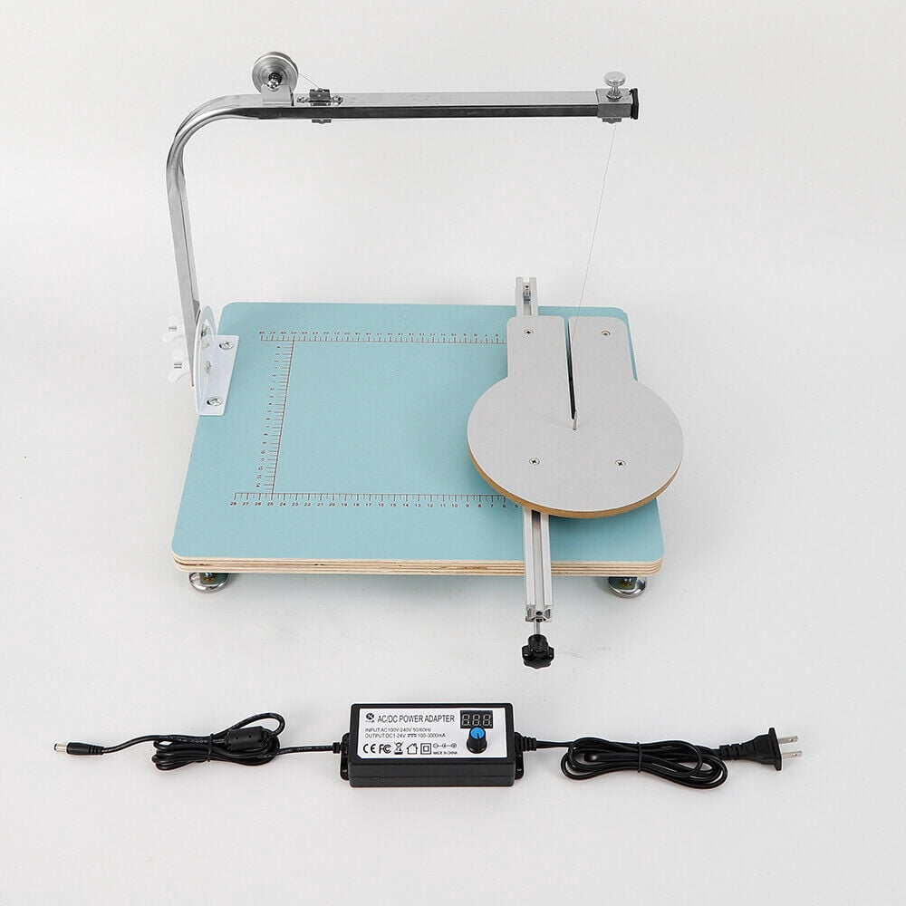 Fichiouy Hot Wire Foam Cutter Working Table Tool Desktop Styrofoam Sponge Cutting Tool 110V