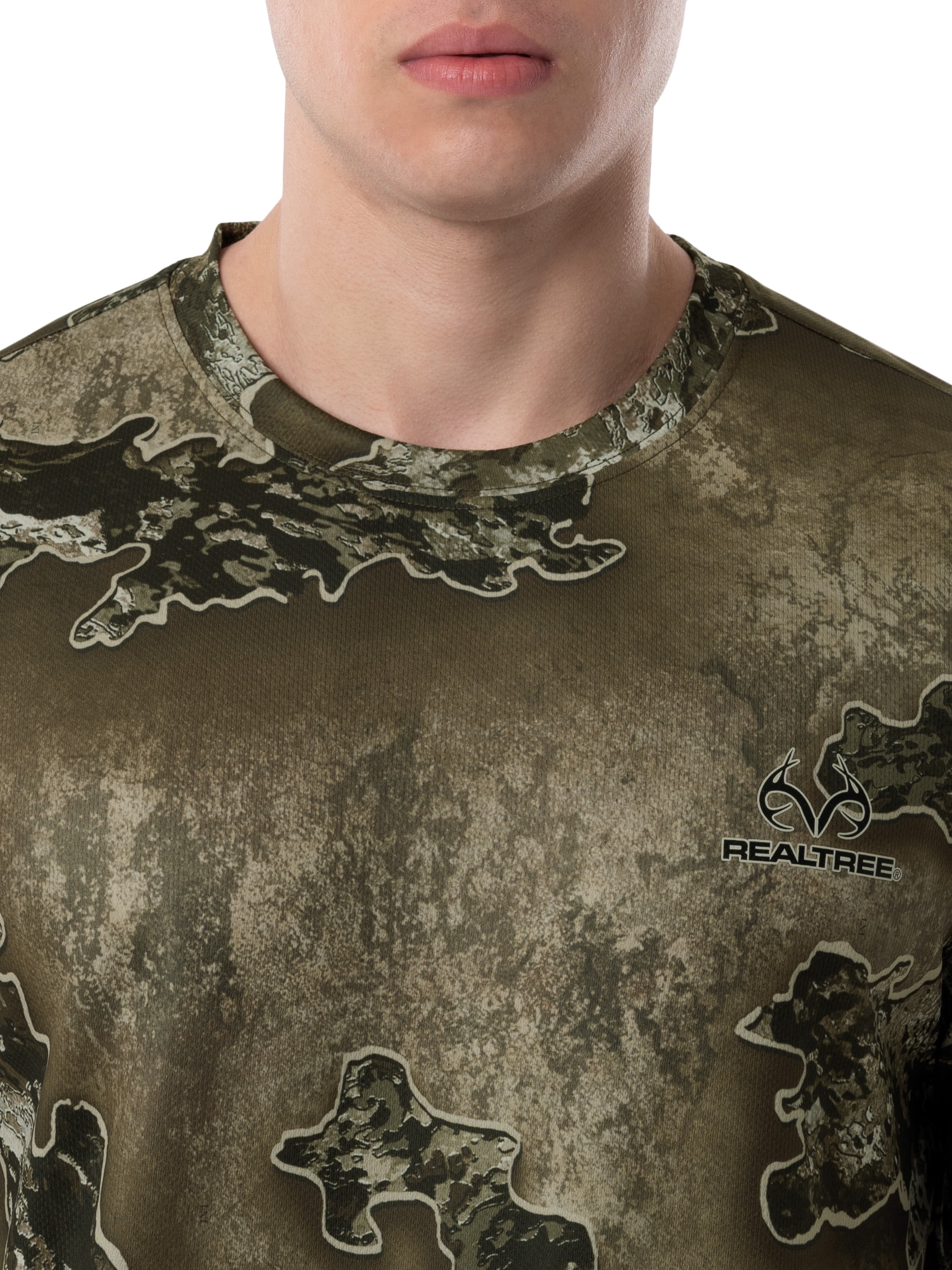Realtree Men's Short Sleeve Performance Camo Tee 2-Pack Bundle