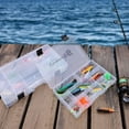 thumbnail image 6 of Fishing Tackle Boxes - 3600 3700 Plastic Storage Organizer Box With Removable Dividers 4 Packs Transparent Trays, 6 of 7