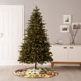 thumbnail image 6 of Sikiie Vehicles Nativity Christmas Tree Skirt, Jesus Christian Winter Holiday Tree Mat Decoration(30-48IN)48", 6 of 6
