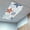 Blue Teal Khaki, variant on Red Teal Starfish Coastal Fluorescent Light Covers, Summer Beach Nautical Coral Sea Magnetic Light Covers for Ceiling Lights, Fluorescent Ceiling Shade for Classroom Bedroom Office 4x2Ft x 2PCS