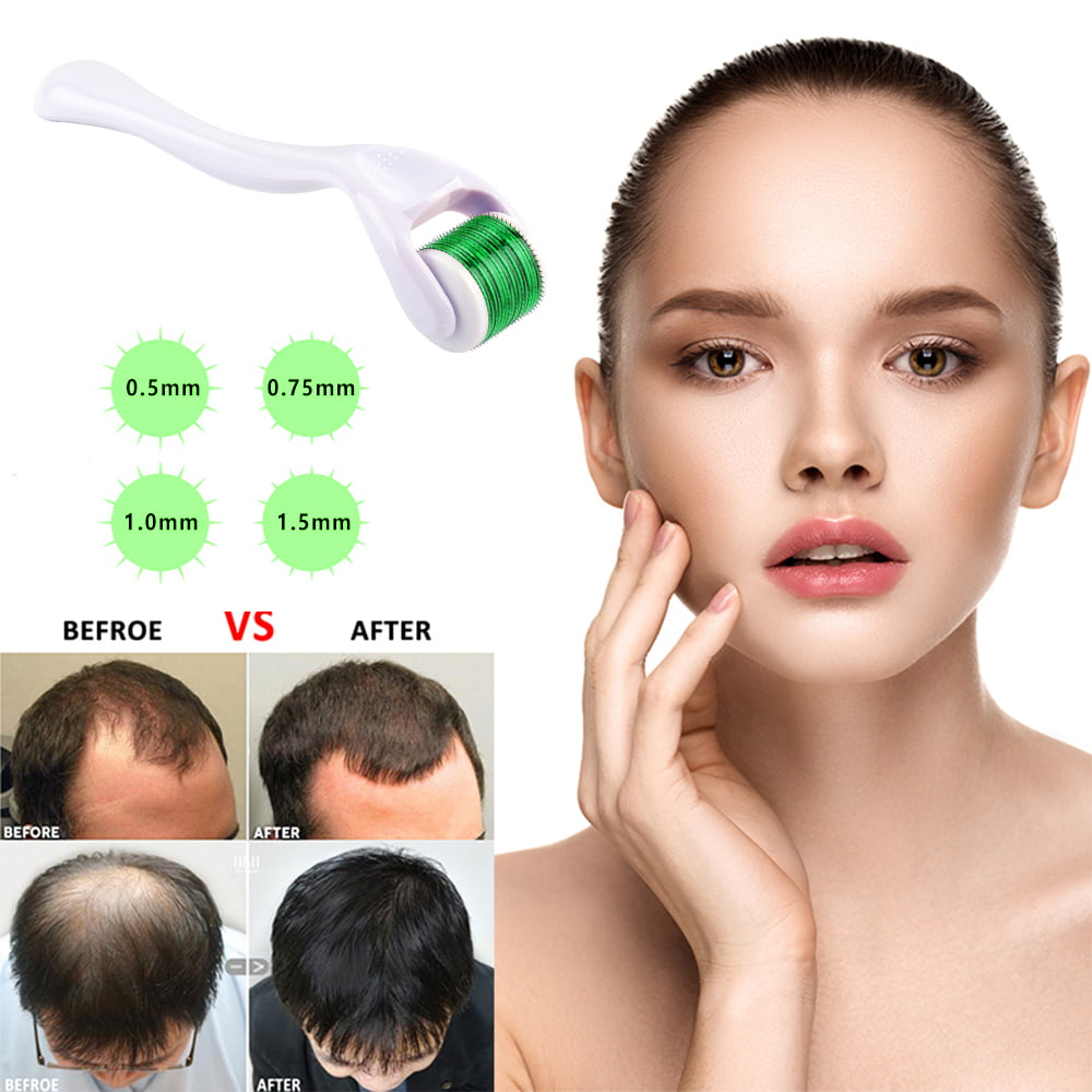 540 Titanium Micro Needle Derma Roller For Acne Hair Loss Regeneration  Growth On OnBuy | 540 Titanium Micro Needle Face Roller Massager  Regeneration Growth Skin Care Kit 