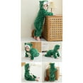 thumbnail image 4 of Coerni Toddler Baby Boys Dinosaur Flannel Jumpsuit 3 6 9 12 Months Toddler Fleece Romper Pajamas Fall Zipper Outfit Crawl Bodysuit, 4 of 4