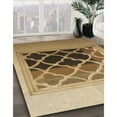 thumbnail image 3 of Ahgly Company Machine Washable Indoor Square Transitional Yellow Orange Area Rugs, 7' Square, 3 of 7