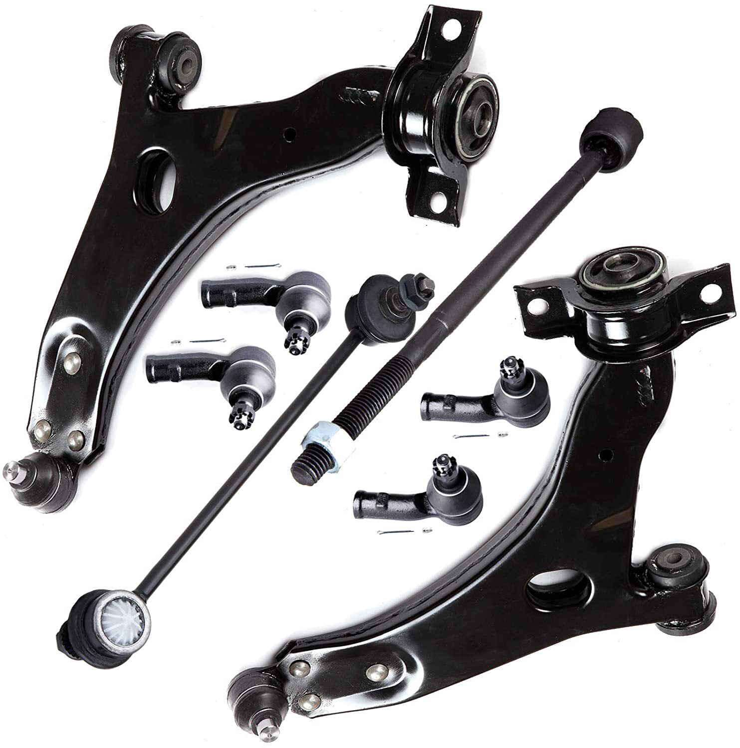 8Pc Complete Front Suspension Kit For 2000-2004 Ford Focus Non SVT FWD