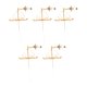 thumbnail image 1 of 5 apliques de pared en miniatura, escala 1:87, realistas, luz blanca cálida Oro, 1 of 8