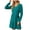 Blue, variant on Kmdttou Women's Summer New Color V-Neck Splicing Long-Sleeved Loose Dress A-Line Skirt,Women's Long Dresses Flowy Maxi for Beach