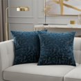 thumbnail image 2 of MICHAEL AMINI Larkin 19x19" Square Velvet Accent Pillow in Sapphire in Set of 2, 2 of 10
