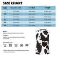 thumbnail image 6 of Uemuo Cow Skin 2 Pattern Men's Sleeveless T-Shirt,Muscle Athletic Tank Top, Moisture-wicking Quick-dry Breathable Classic Tee Top for Gym Run Outdoor Sports-, 6 of 8