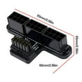 thumbnail image 3 of [38A-Negro] Tarjeta gráfica serie 3x8P a 40 ATX3.0 12VHPWR 12+4P 600W Conector dirección asistida 180 grados (PH316-38A negro), 3 of 3