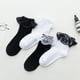 thumbnail image 2 of Calcetines cortos de estilo japonés, calcetines elegantes de encaje, accesorio de ropa, color blanco, 1 par, 2 of 6