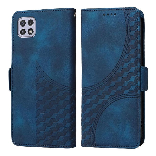 Funda GANGXUN para Samsung Galaxy A22 5G con diseño acolchado elegante, cuero PU, protección total y ajuste preciso