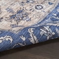 thumbnail image 6 of Nourison Washable Brilliance Medallion Indoor Bathroom, Kitchen Mat Rug Denim 2' x 3'9", 6 of 7
