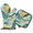 Multicolor 2, variant on CURLYOOT Tropical Leaf Summer Flower Oven Mitts and Pot Holders 2 pcs Set, Decorative Kitchen Gloves Hot Pads Washable Oven Glove for Cooking Baking