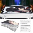 thumbnail image 5 of Windshield Sun Shade Foldable Car Front Window Sunshade For Car Suv Trucks Vans - Best Heat Shield Blocker Visor Cover Blocks Uv Rays And Keeps Your Vehicle Cool-Medium, 5 of 5