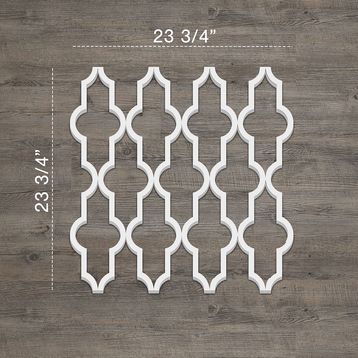 Large Casablanca Decorative Fretwork Wall Panels in Architectural Grade PVC