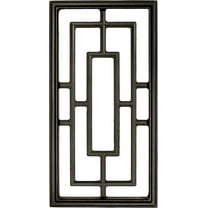 Nuvo Iron Decorative Insert for Fencing, Gates, Home, Garden - Rectangle, 17"