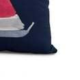thumbnail image 2 of Simply Daisy, 18 x 18 inch, Sail Away, Geometric Print Pillow, Navy, 2 of 2