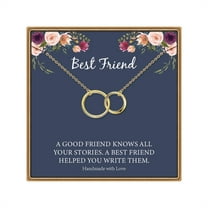 TINGN Circles Necklace Best Friend Gifts Circles Necklace Best Friend Gifts for Women Best Friend Necklaces