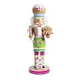 thumbnail image 2 of Kurt S. Adler Kurt Adler 16-Inch Wooden Gingerbread Nutcracker, Multi, 2 of 5