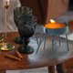 thumbnail image 4 of Candelabro de Ciervo, Diseño Único de Hierro, Decoración de Mesa Navideña, Ideal para Regalar, Ambiente Cálido a La Luz de Las Velas, Perfecto para La Sala de Estar, Tamaño 9,3 X 7,5 X 5 Cm., 4 of 7