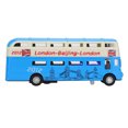 thumbnail image 2 of Children Bus Toy, High Simulation Double Layer Bus Electric Bus Toy, Beautiful Exquisite Workmanship Alloy Front Children For Decoration Collection Kids ANGGREK Azul, 2 of 8