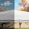 thumbnail image 3 of Studyset 10x10 Heavy Duty Pop Up Canopy- Outdoor Canopy Tent with Portable Bag - 3 Adjustable Height, 4 Weight Bags, 8 Stakes & 4 Guy Ropes Included, 3 of 5