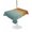 Yellow Green, variant on Outdoor Tablecloth with Umbrella Hole for Patio/Picnic/Party/Camping, Blue Beige Ombre Waterproof Table Cloth Rectangle Table Cover Washable, Contemporary Art Abstract Aesthetics (60"x 102")