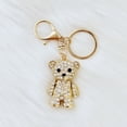 thumbnail image 3 of Wrapables Crystal Bling Keychain, Keyring Purse Handbag Pendant Charm, Teddy Bear, 3 of 6