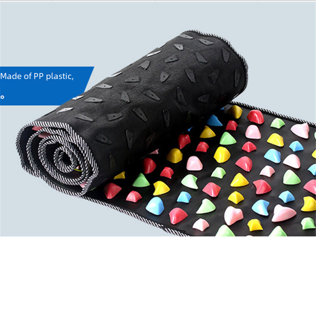 Manta para caminar Health Road con puntos de acupuntura, esterilla de masaje para terapia de pies, piedras de imitación, sendero para masajes de pies, regalo de fitness