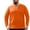 Orange, variant on IYTR Men's Oversized Long Sleeved Top Loose Plus Size Long Sleeved Top Long Sleeved Round Neck Top