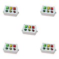 thumbnail image 1 of ZheElen Busy Board DIY Accessories Light Switch Button Educational Toys for Kids Boards Sensory Style A 5Set, 1 of 6